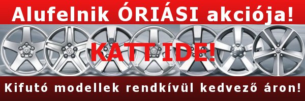 Alufelnik óriási akciója! Alufelnik óriási akciója!